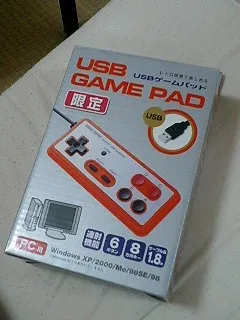 ファミコン的なUSBパッド届きました