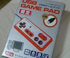 ファミコン的なUSBパッド届きました