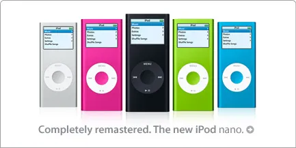 iPod nanoの新型登場!